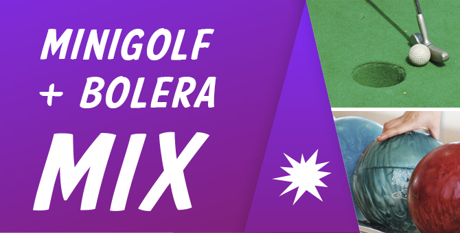 Minigolf & Bolera - Oferta Mix